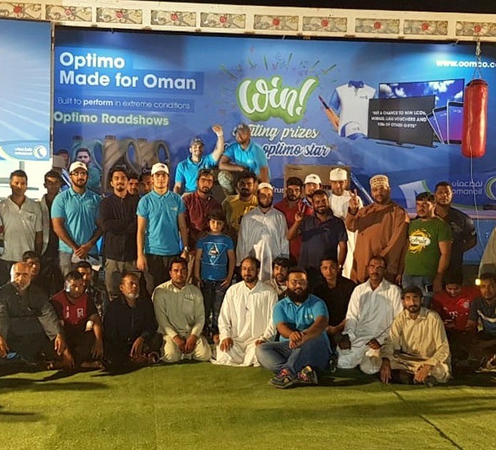 OMAN OIL MARKETING COMPANY ROLLS-OUT SPECIAL OPTIMO ENGINE OILS ROADSHOW IN MABELA INDUSTRIAL AREA
